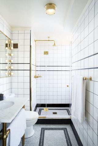 北欧风格装修设计宾馆卫浴效果图