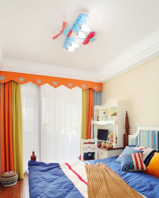 地中海二居室简单儿童卧室装修效果图