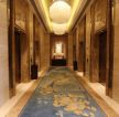 美式风格宾馆走廊装修效果图片