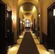 古典欧式风格装修宾馆走廊效果图 