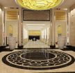 宾馆走廊美式用欧式的拼花地砖效果图