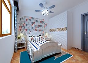 小卧室家具摆放图片 简约地中海风格