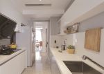 欧式家装开放式厨房隔断设计效果图