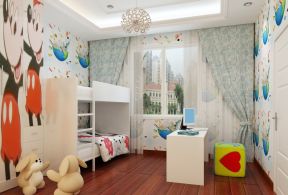 儿童房兼书房 简约欧式风格装修效果图