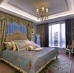 欧式风格别墅卧室床缦装修效果图片