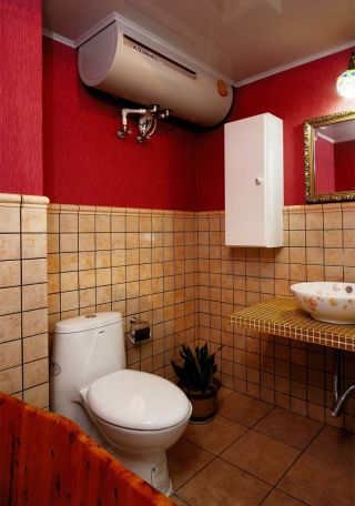 美式家居小复式卫生间装修效果图片案例