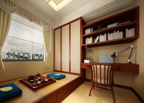 三室一厅中式 书房榻榻米效果图