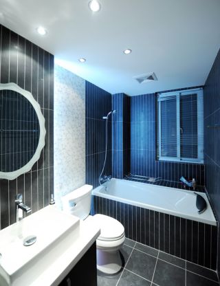 现代风格设计小居室卫生间装修效果图