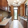 简约中式家装整体厨房颜色装修效果图