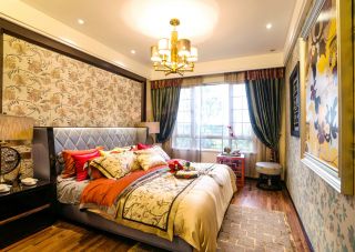 古典家装卧室新中式风格元素效果图片