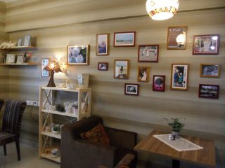小型茶楼装修照片墙效果图片