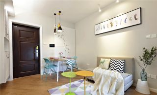 家装小户型客厅餐厅一体设计效果图图片
