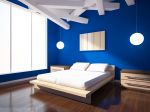 现代简约卧室 吊顶造型装修效果图片
