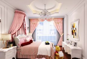 温馨女生卧室设计床缦装修效果图片