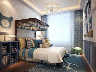 小清新卧室床缦装修效果图片