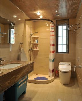 4平米卫生间 卫生间淋浴隔断装修效果图片