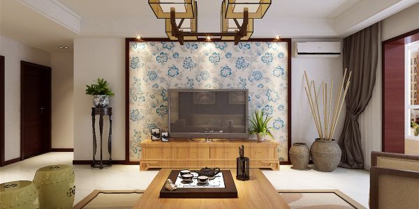 富春山居 中式风格133㎡设计方案