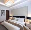 现代风格现代卧室床头背景墙设计效果