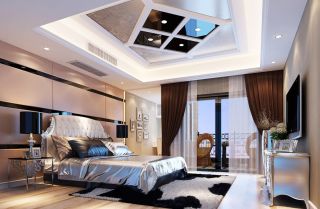 2023现代欧式简约别墅卧室家具风格装修效果图