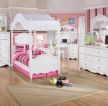 现代风格女孩儿童房单人床装修效果图片