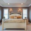 长型卧室床头壁灯设计效果图图片