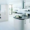现代简约式厨房白色橱柜装修效果图片大全