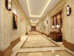 酒店设计欧式风格走廊装修效果图片