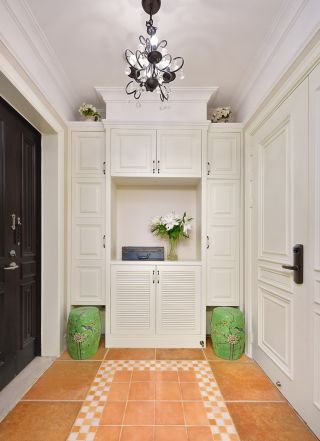 美式乡村风格样板房室内柜子设计图