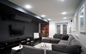 最新现代简约客厅颜色搭配效果图片