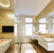 欧式浴室浴缸装修效果图片