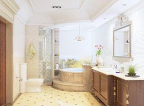 欧式浴室 浴室柜装修效果图片