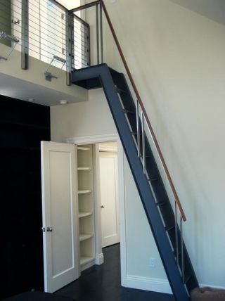 顶楼阁楼楼梯装修设计效果图片2023