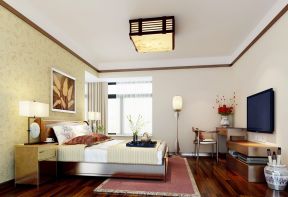 女生卧室创意家居设计 简约中式风格装修效果图片