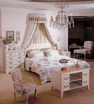 田园风格设计卧室装饰效果图