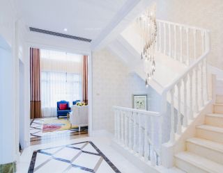室内楼梯扶手装修效果图现代简约风格