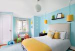 现代家居小卧室温馨布置效果图