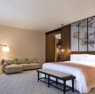 中式酒店设计元素宾馆床头背景墙装修效果图