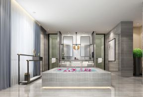 2023中式别墅设计卫生间地面瓷砖贴图