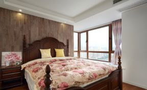 中式家居卧室装修 飘窗设计