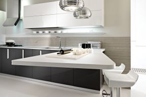 黑白现代风格 厨房设计图片