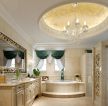 时尚别墅设计卫生间浴缸装修效果图片
