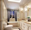 欧式家装卫生间浴缸装修效果图片