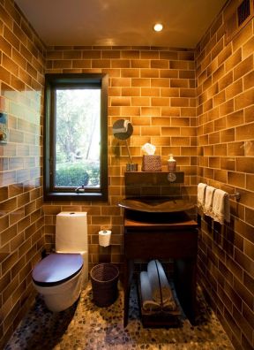 别墅卫生间瓷砖 卫生间墙面装修效果图片