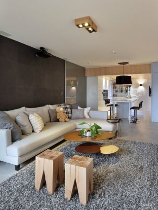 家装小户型客厅沙发摆放设计