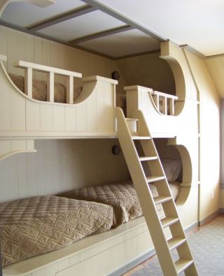 高低床卧室设计裝修图