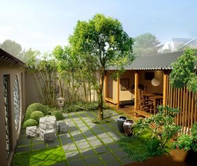 露天阳台花园设计 花园别墅