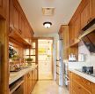 小户型室内家庭厨房整体橱柜装修效果图片