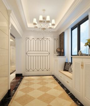 小户型客厅玄关设计 欧式简约风格