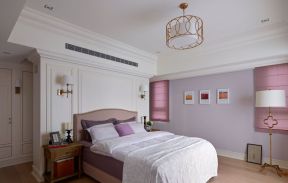 美式卧室背景墙 现代美式风格