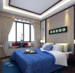 中式田园风格漂亮的卧室设计图
